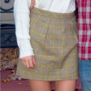J Crew Plaid Skirt
